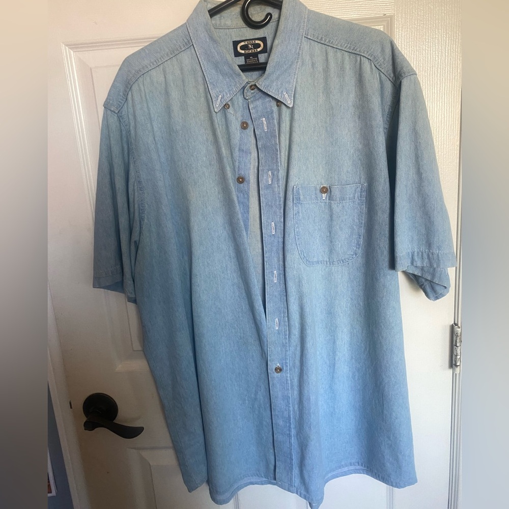 Three Rivers vintage denim button down